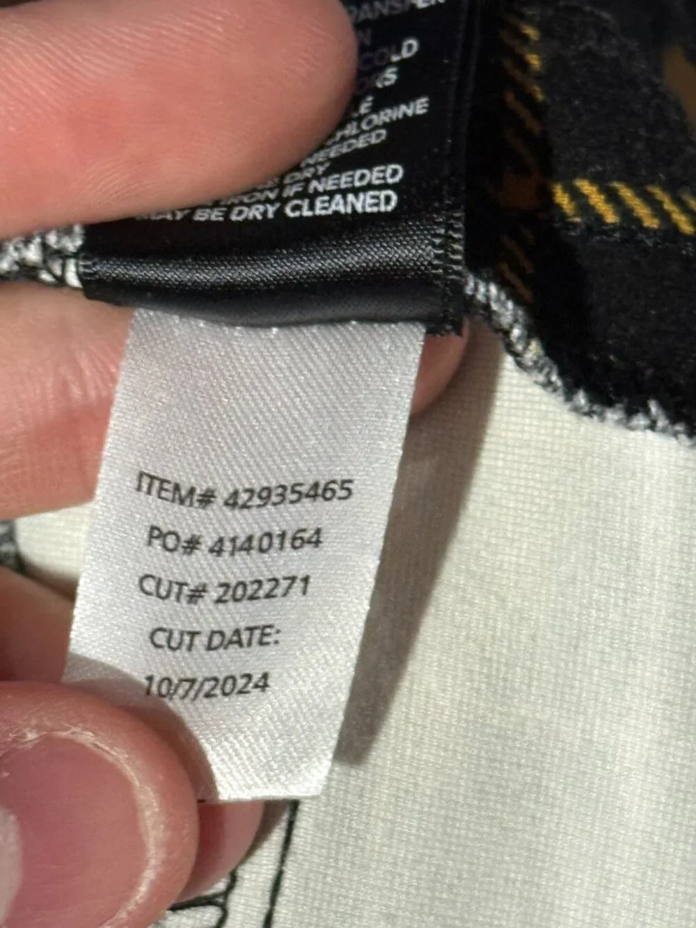Torrid Pencil Studio Luxe Ponte Pant in Study Plaid Deep Black Size 4X / 26 - Picture 9 of 9